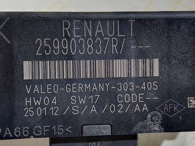 RENAULT 259903837R Модуль управления (ЭБУ) парктроником в наличии Ровно