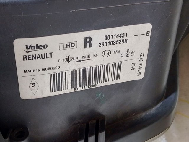 260103529R RENAULT Правая фара купить в Полтава
