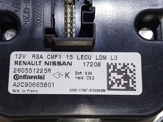 Блок упавления автосветом 260551225R RENAULT