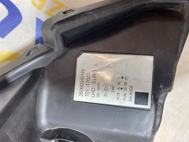 260603401R RENAULT Левая фара купить в Ужгород