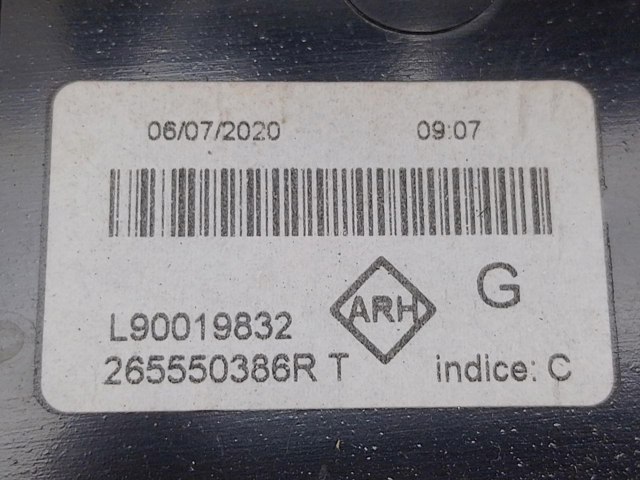 RENAULT 265550386R Фонарь задний левый внешний в наличии Черкассы