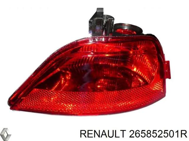 Противотуманнка задняя, левая 265852501R RENAULT