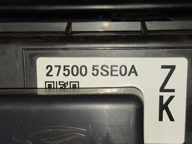 NISSAN 275005SE0A Блок управления кондиционером в наличии Полтава
