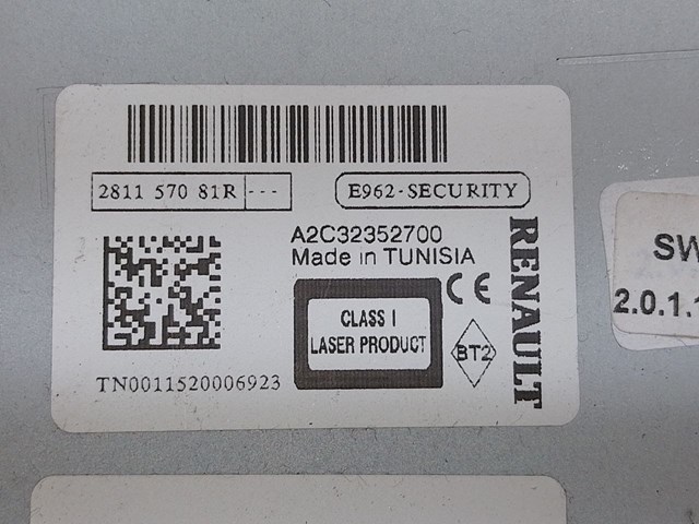 RENAULT 281157081R Магнитола в наличии Сумы