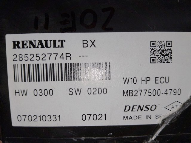 285252774R RENAULT Модуль управления климат-контролем купить в Кривой Рог