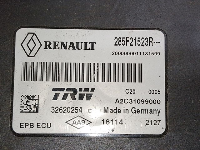 БУ электромеханического стояночного тормоза 285F21523R RENAULT