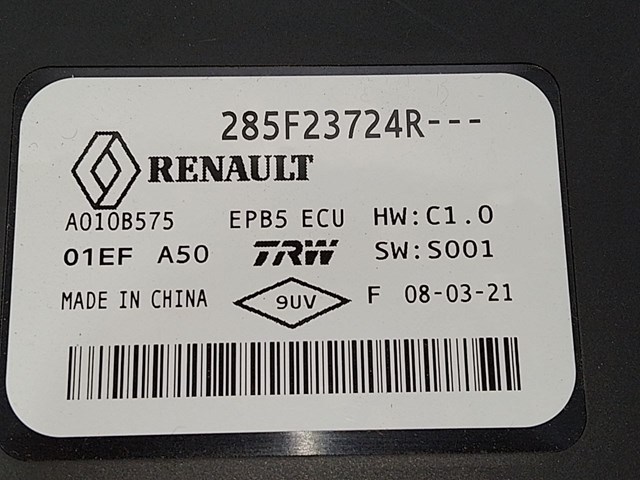 RENAULT 285F23724R Блок управления стояночного тормоза в наличии Винница
