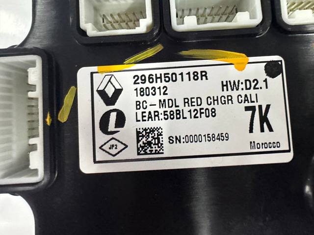 Модуль управления (ЭБУ) заряда основной батареи 296H50118R RENAULT