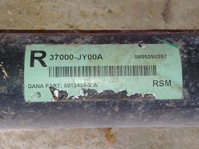 Вал карданный задний 37000JY00A RENAULT