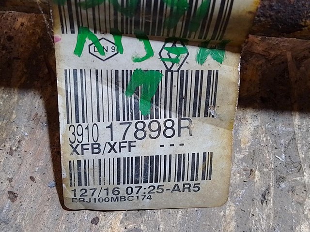 Левая полуось 391017898R RENAULT