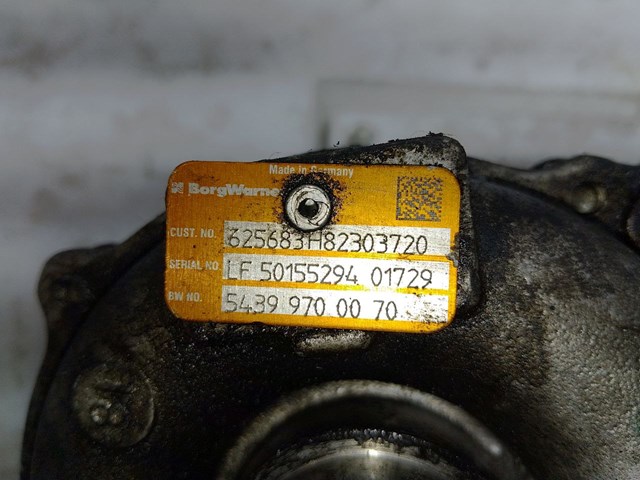 RENAULT 54399700070 Турбина в наличии Тернополь