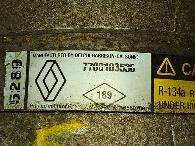 7700103536 RENAULT Компрессор кондиционера купить в Черновцы