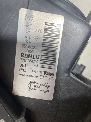 RENAULT 7701064399 Фара правая в наличии Запорожье
