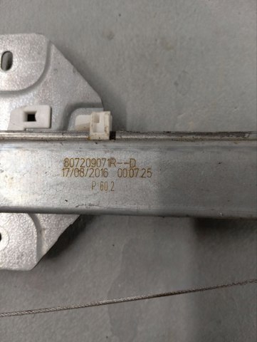 RENAULT 807209071R Стеклоподъемник передней правой двери в наличии Винница