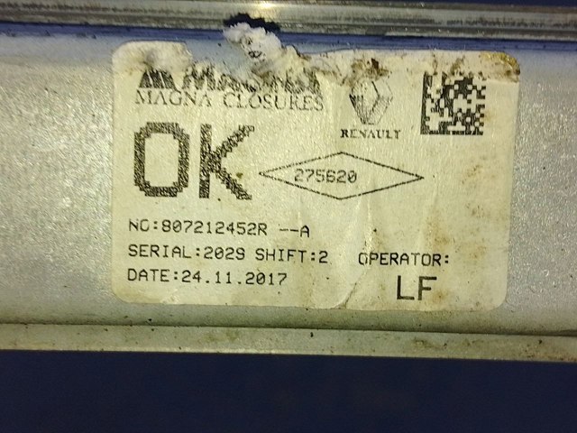 807212452R RENAULT купить в Каменское