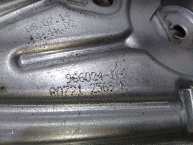 RENAULT 807212569R Механизм стеклоподъемника двери передней левой в наличии Одесса