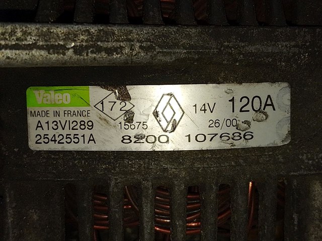 RENAULT 8200107686 Генератор в наличии Павлоград
