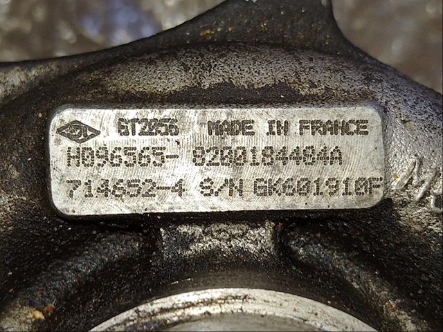 8200184484 RENAULT Турбина купить в Полтава