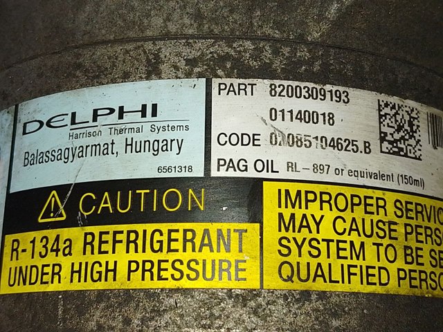 8200309193 RENAULT Компрессор кондиционера купить в Днепр