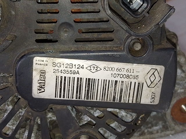 RENAULT 8200667611 Генератор в наличии Кривой Рог