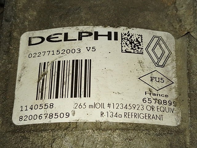 8200678509 RENAULT Компрессор кондиционера купить в Павлоград