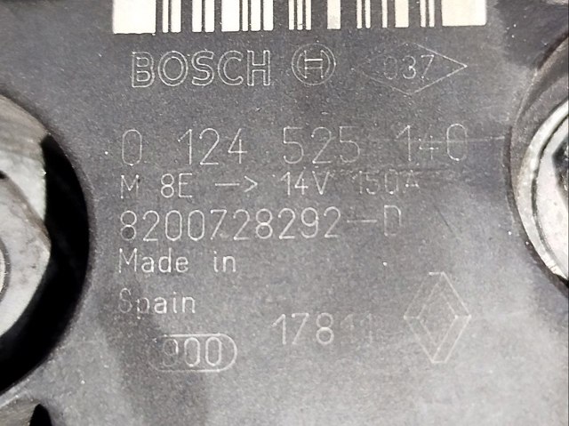 Генератор автомобильный 8200728292 RENAULT