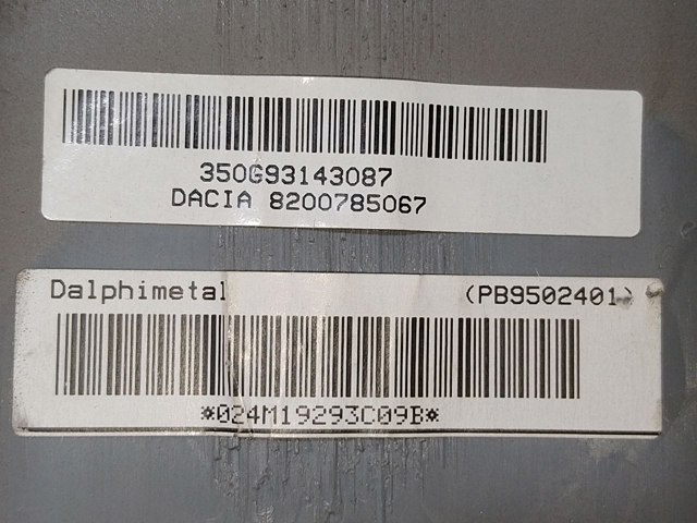 8200785067 RENAULT Подушка безопасности пассажира купить в Винница