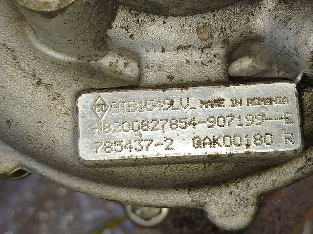 8200827854 RENAULT Турбина купить в Сумы