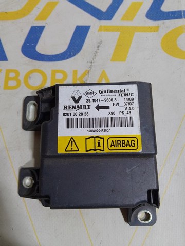Модуль-процессор управления подушкой безопасности (ЭБУ AIRBAG) 8201002828 RENAULT