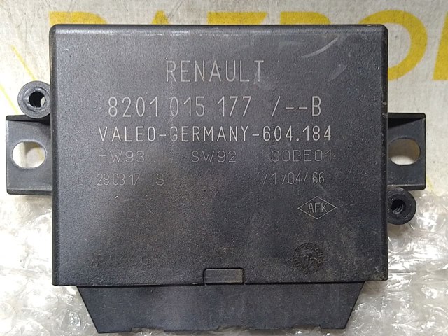 8201015177 RENAULT Модуль управления (ЭБУ) парктроником купить в Ровно