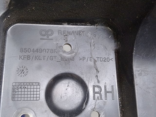 850449078R RENAULT Кронштейн бампера заднего правый купить в Каменское