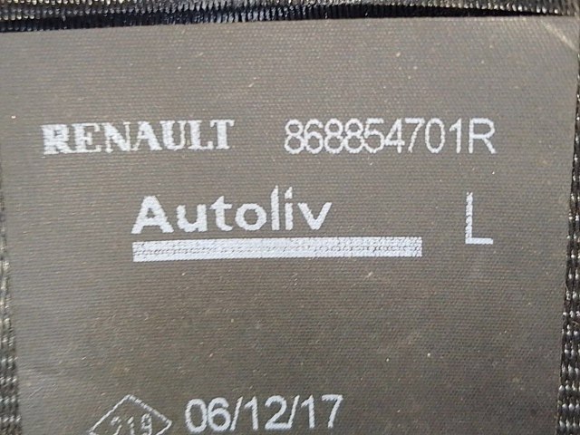 RENAULT 868854701R Левый ремень безопасности в наличии Ровно