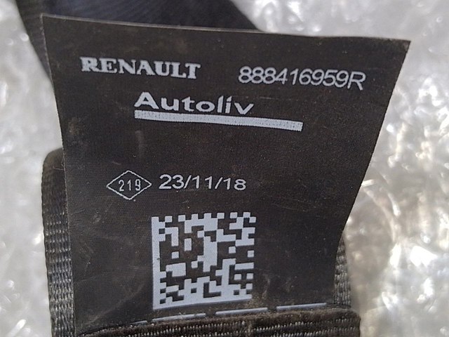 RENAULT 888416959R Ремень безопасности задний в наличии Павлоград