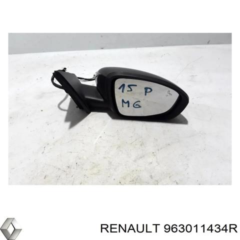 Боковое зеркало заднего вида правое 963011434R RENAULT
