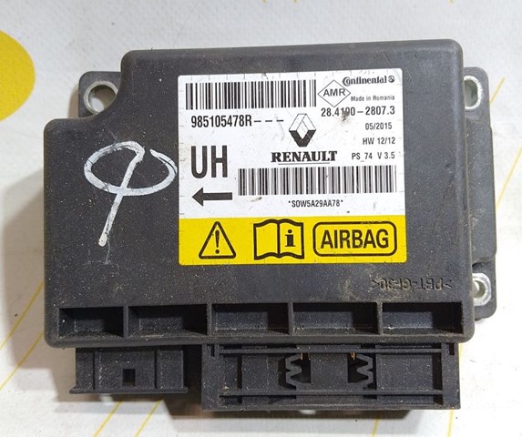 985105478R Модуль-процессор управления подушкой безопасности (ЭБУ AIRBAG) купить Ровно