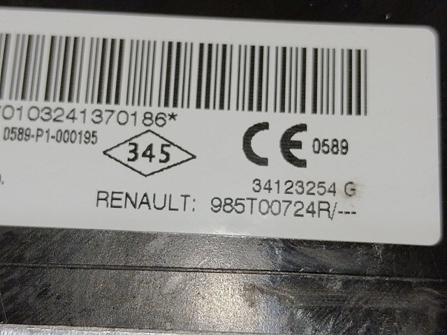RENAULT 985T00724R Подушка безопасности пассажира в наличии Львов