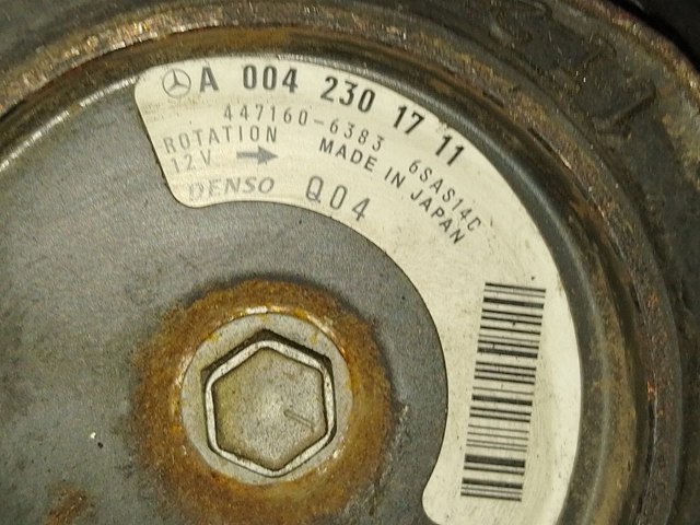 Компрессор кондиционера A0042301711 MERCEDES