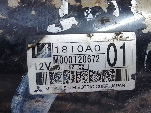 M000T20672 MITSUBISHI Стартер купить в Хмельницкий