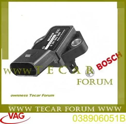 Датчик давления нагнетания воздуха 038906051B VAG