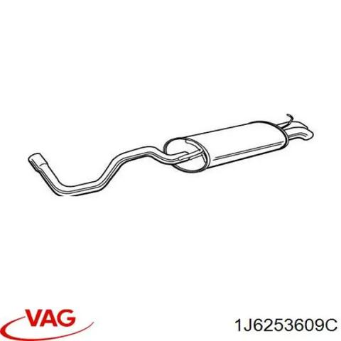 Глушитель задний 1J6253609C VAG