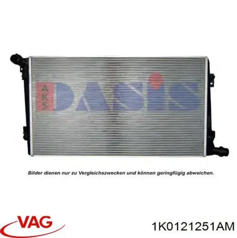 Радиатор охлаждения 1K0121251AM VAG
