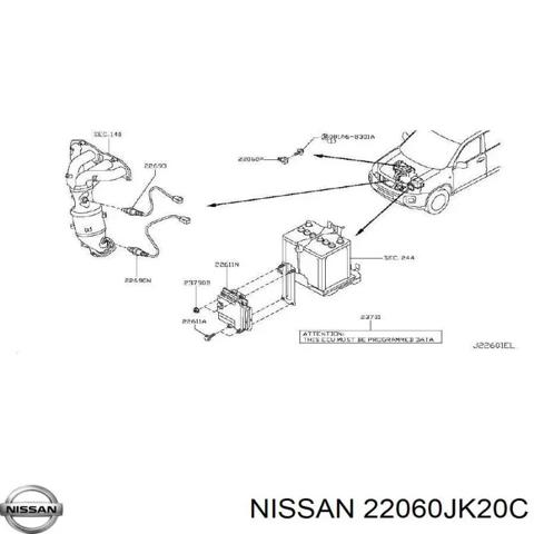 NISSAN 22060JK20C Датчик детонации в наличии Львов