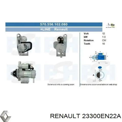Стартер автомобиля 23300EN22A RENAULT