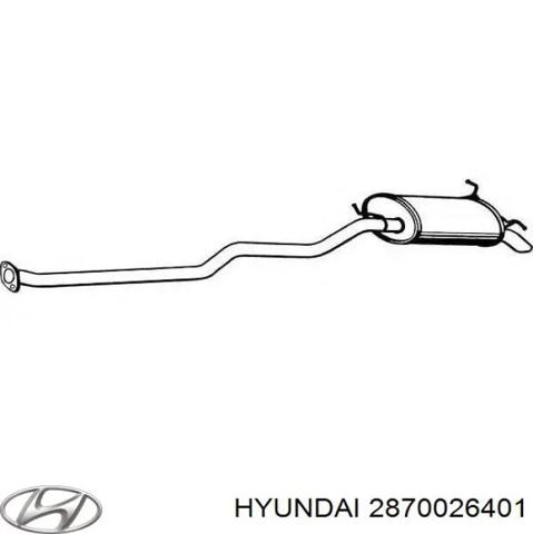 Глушитель выхлопных газов конечный 2870026401 HYUNDAI