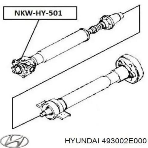 Вал карданный задний 493002E000 HYUNDAI