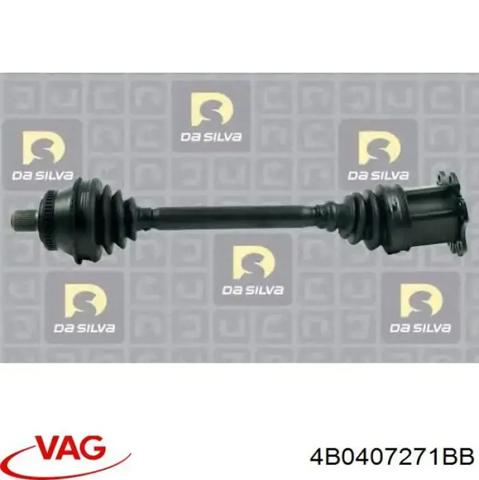 Ось передняя в сборе 4B0407271BB VAG