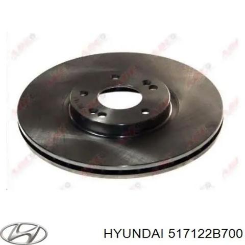 Диск тормозной передний 517122B700 HYUNDAI