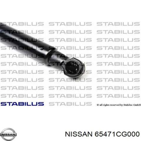 Опора капота левая 65471CG000 NISSAN