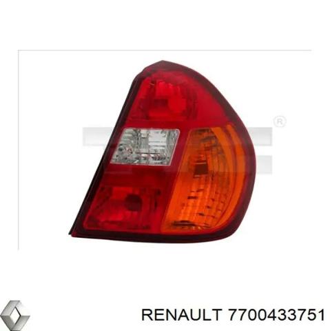 Фонарь задний левый 7700433751 RENAULT