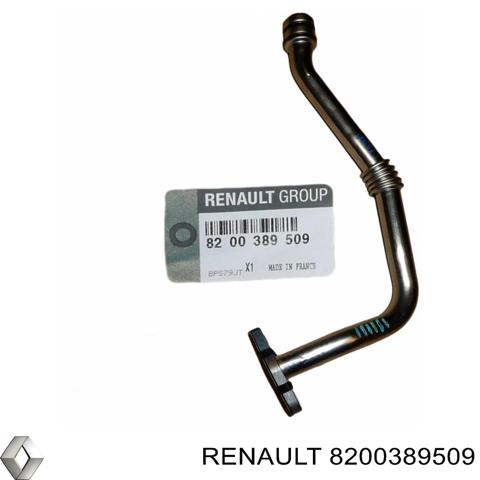Трубка/шланг отвода масла от турбины 8200389509 RENAULT